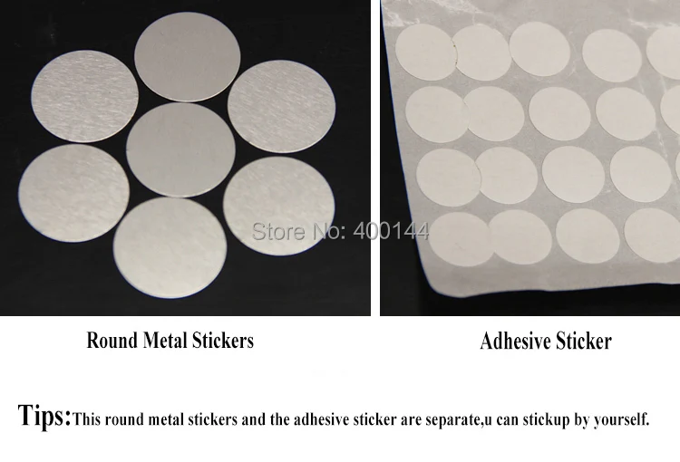 Round Metal Stickers for Eyeshadow - Pack of 50 to Secure Your Eye Shadow on Magnetic Eyeshadow Palette image 4