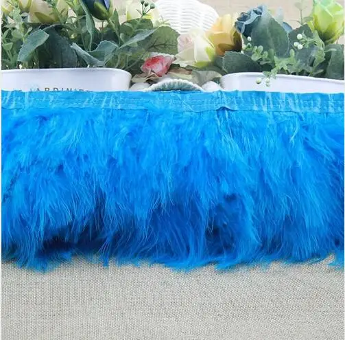 Оптовая продажа высокое качество натуральный 2 ярдов Турция страусиное перо