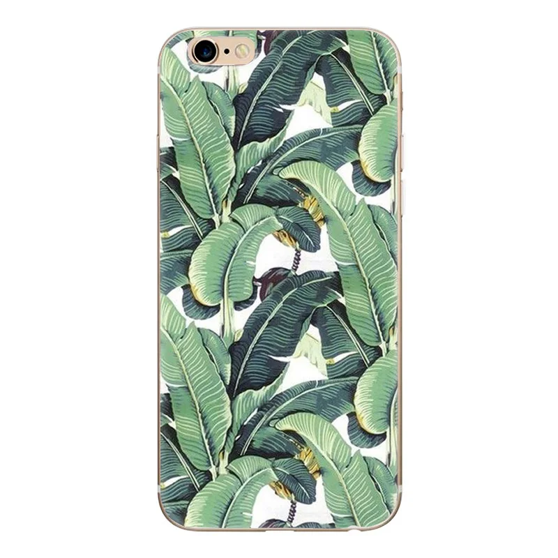 Чехол с фруктовым бананом и цветочным рисунком для apple iphone 6s 6 7 8 plus 5se 5 S