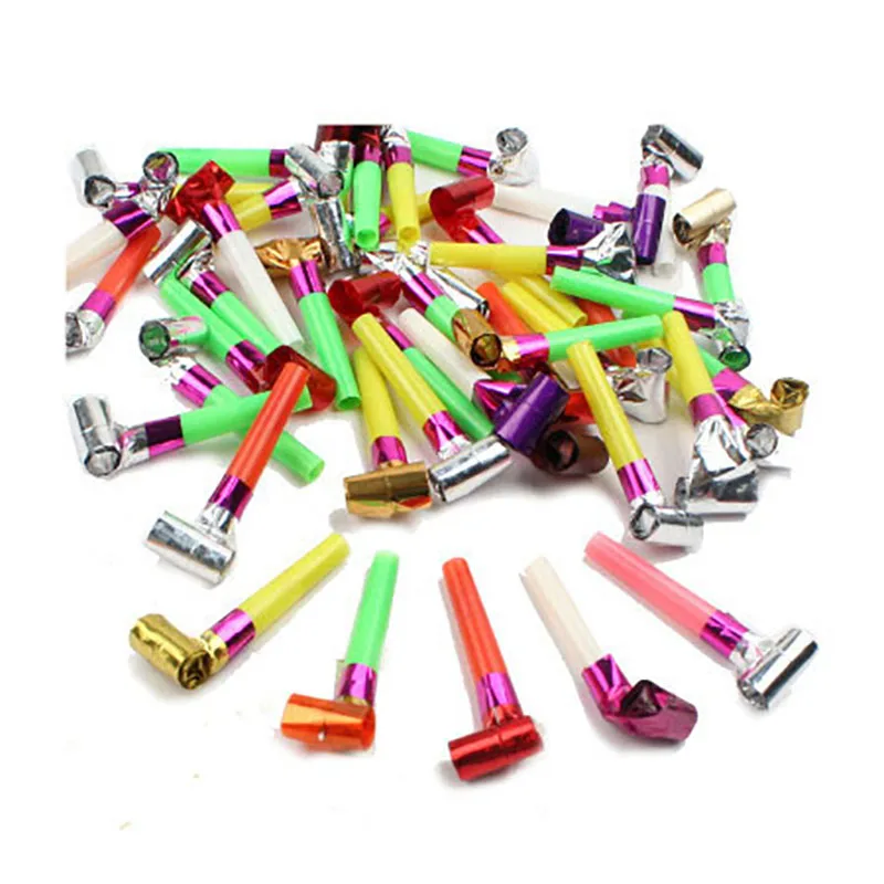 10 шт./лот Шум Maker маленькая выброса пластиковый свисток детский день рождения