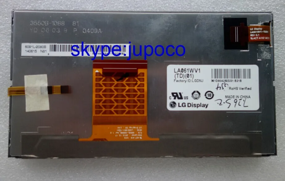 Новый и оригинальный сенсорный дисплей LA061WV1(TD)(01)/телефон с сенсорным экраном|display