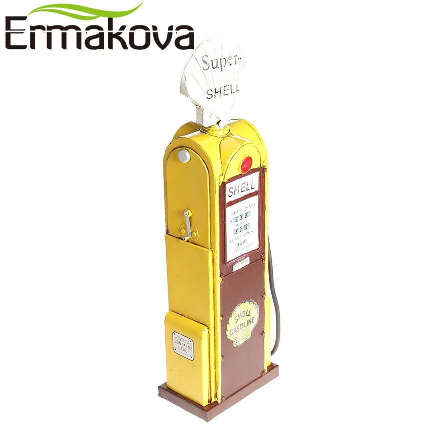 ERMAKOVA 46 см (18 1 &quot) высота ретро ручная работа металлическая газовая станция модель
