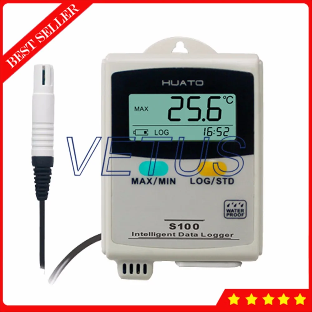 Цифровой термо гигрометр с внешним датчиком USB регистратор данных температуры и