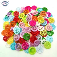 hl 100pcs 13mm mix color plastic buttons childrens apparel supplies sewing accessories diy scrapbooking a245