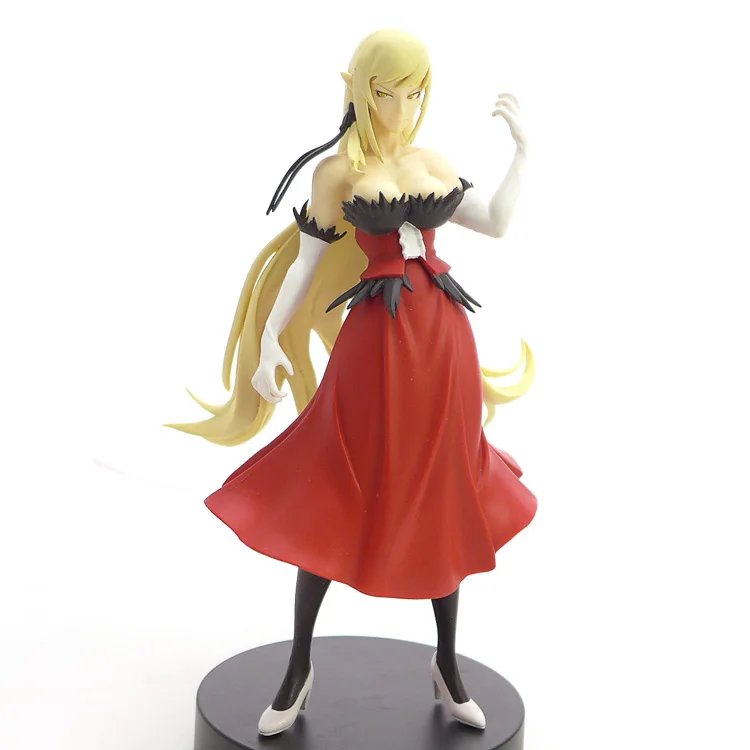 Фигурка японского аниме Kizumonogatari 20 см фигурки героев Oshino Shinobu Коллекционная