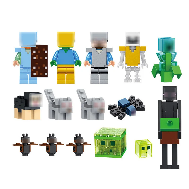 1000 шт. совместимые Legoings My world механизм пещера 2 в 1 набор мини фигурки дракона