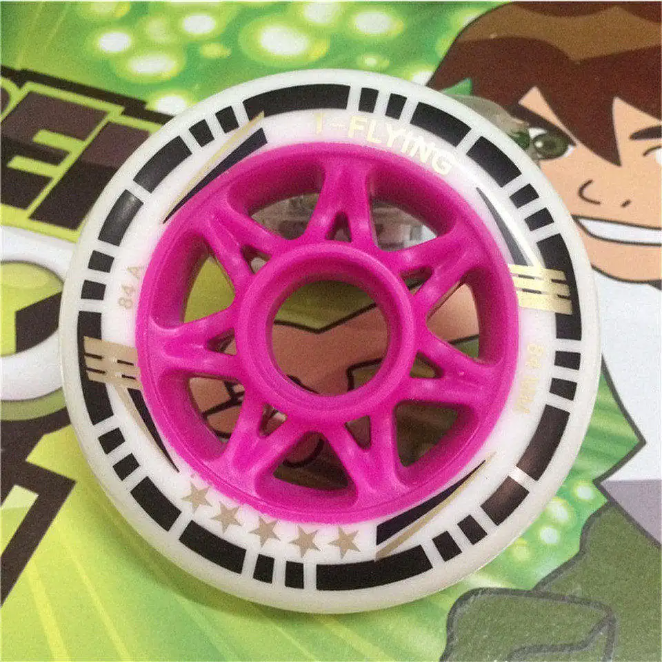 Model1 8 wheels 84 мм колеса 84A 8 шт./лот профессиональные скоростные колеса для катания на роликах колеса для гонок - Цвет: Model1 8 wheels