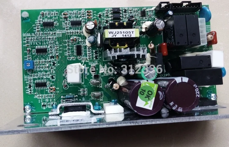 Фото Free Shipping 220V Motor Controller drive plate single computer genuine JOHNSON treadmill T104 control board circuit Обустройство Free Shipping 220V Motor Controller drive plate single computer genuine JOHNSON treadmill T104 control board circuit Обустройство