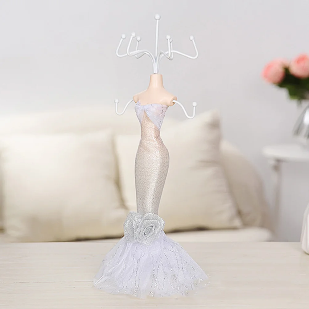 PIXNOR платье Смола манекен леди дизайн подставка для ювелирных изделий серьги