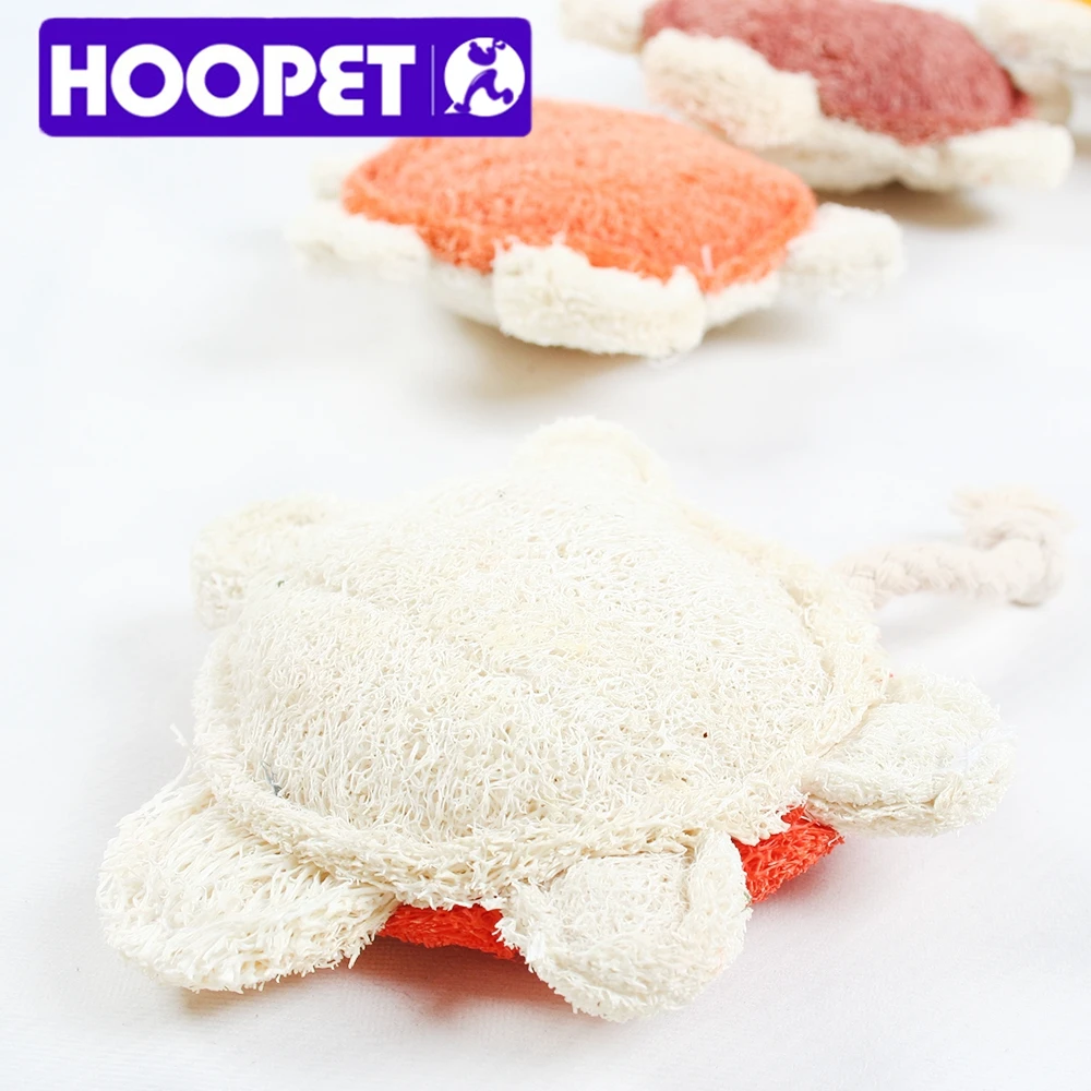 HOOPET Pet Toy Tortoise Shaped Loofah Sponge Dog Cat Chew Teeth Cleaning|pet toys|dog toy teethtoy pet |
