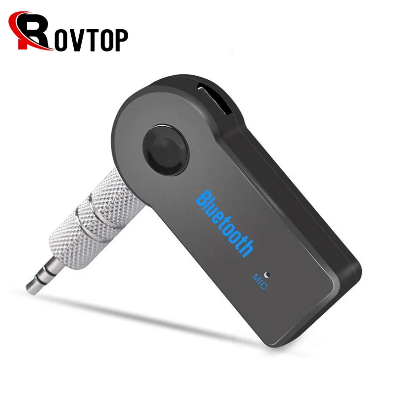 Rovtop Мини 3 5 мм Jack с разъемом подачи внешнего сигнала AUX MP3 музыкальный Bluetooth