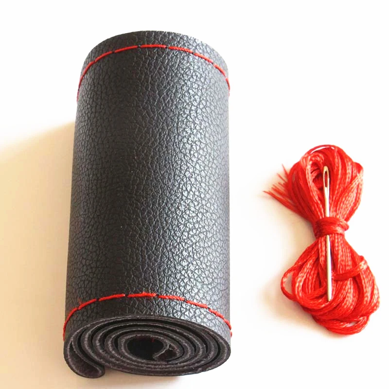 Новые универсальные чехлы для руля DIY очень мягкая кожаная оплетка на руле