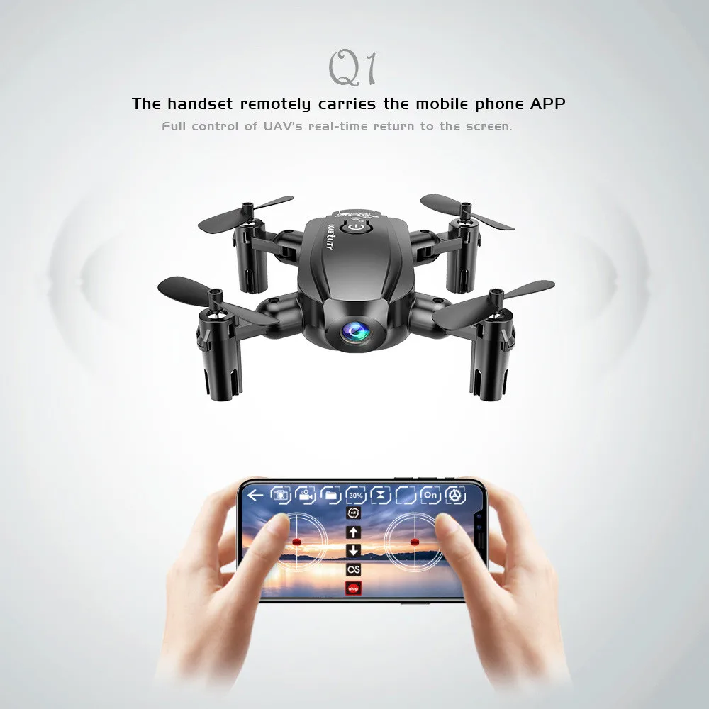 Складной Дрон D10WH 2 4 ГГц Wi Fi FPV w/ 720P/ 480P HD камера удержание высоты мини Квадрокоптер