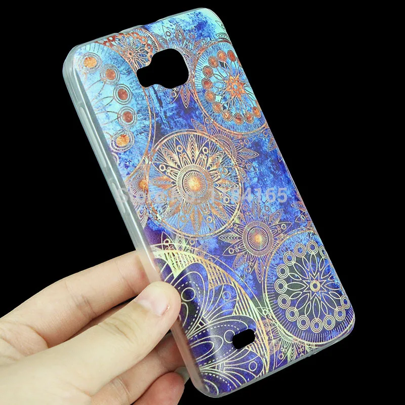 Fashion Translucent Soft TPU Case for ZTE Blade A5 Pro Skin Gel Cover Beautiful Flower |