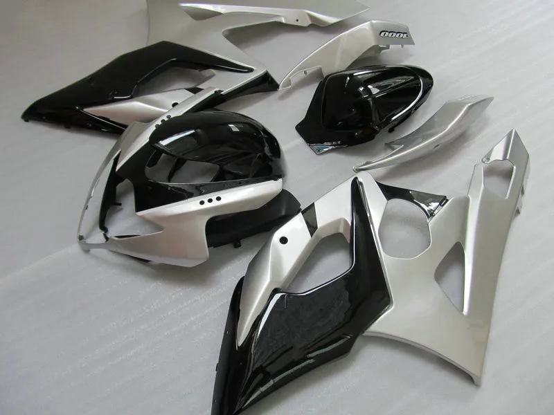 Набор обтекателей под давлением для GSXR1000 K5 05 06 GSXR 1000 2005 2006 ABS серебряный глянцевый