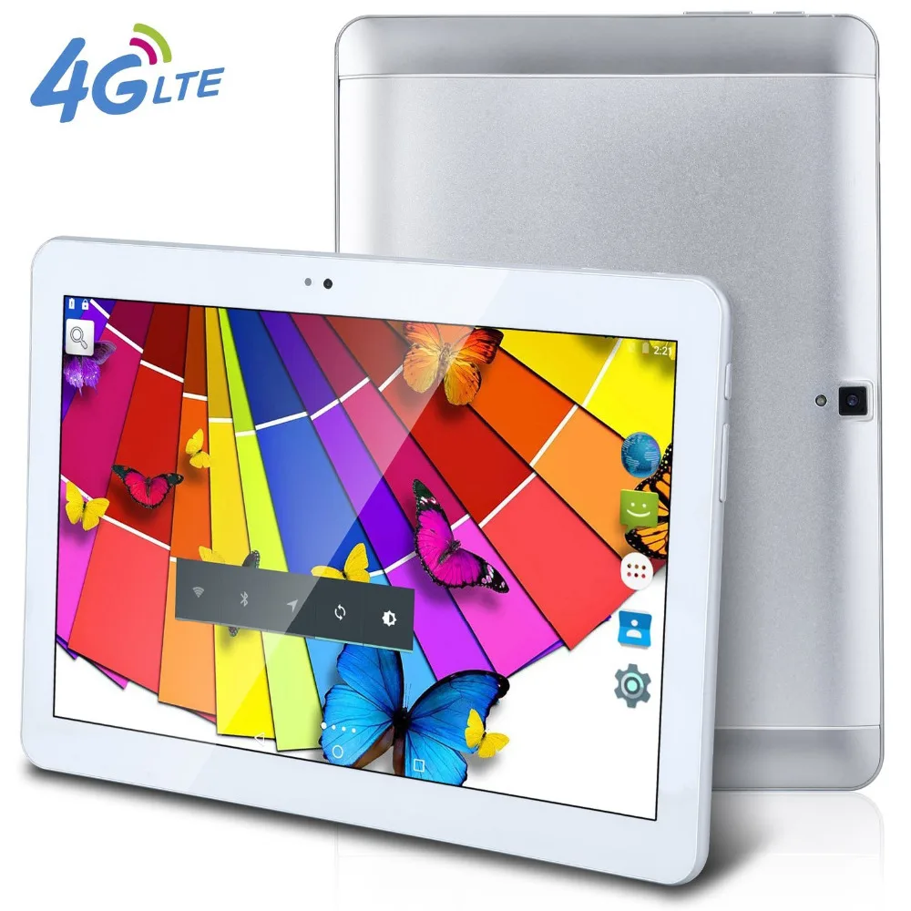 10 1 дюймовый планшет 1280*800 ips 4G Lte Android 7 0 Восьмиядерный 32 Гб ПЗУ 5 МП Две sim карты OTG wifi