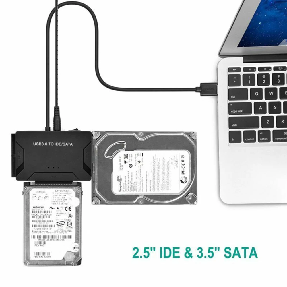 Конвертер IDE и SATA в USB 3 0 внешний адаптер для жесткого диска с тремя жесткими