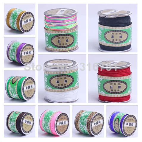 (Выбрать цвет) AA + качество! Нейлоновый китайский шнур с узлом 135 ярдов х 0 8 мм 24