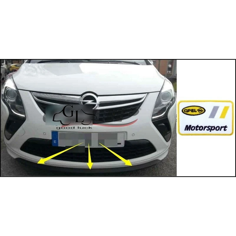 Губы бампера для Opel Astra J 2009 ~ 2015/комплект спойлера/кузова устойчивая к царапинам