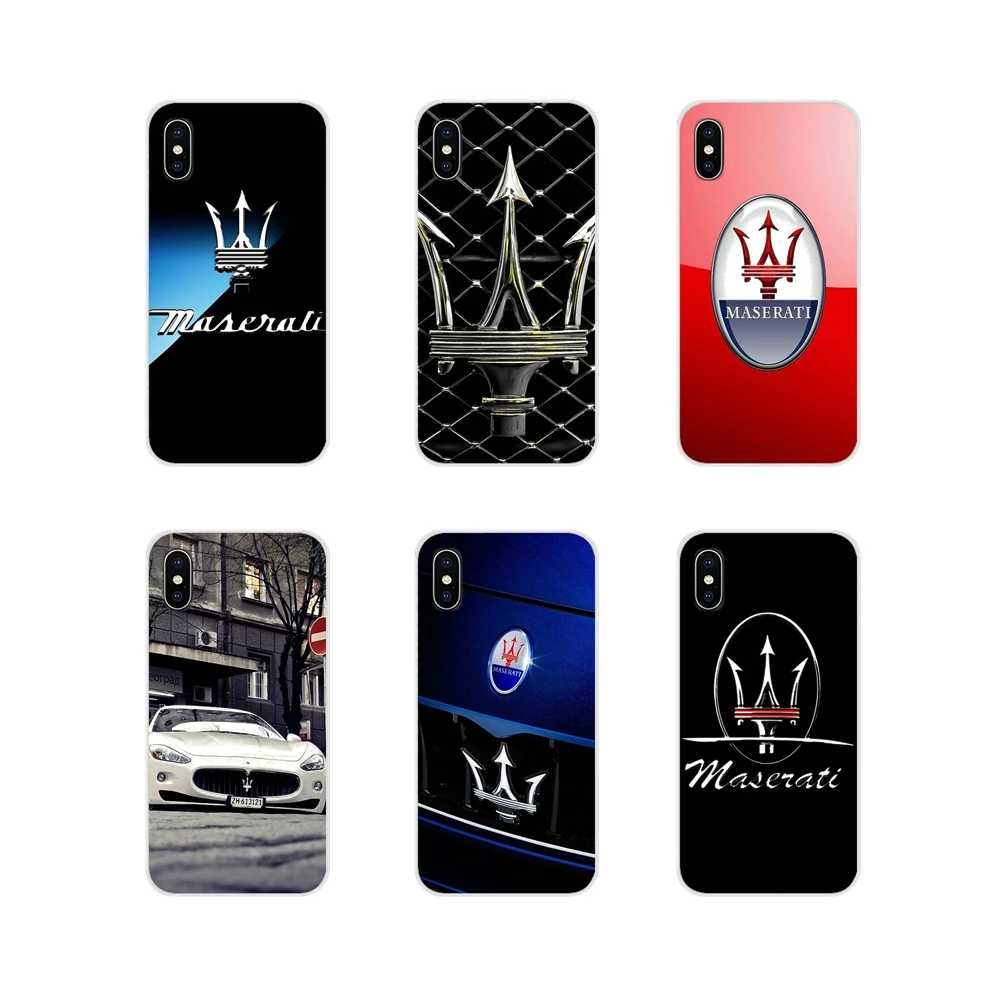 Аксессуары чехлы для телефонов Apple iPhone X XR XS MAX 4 4S 5 5S 5C SE 6 6S 7 8 Plus ipod touch Maserati |