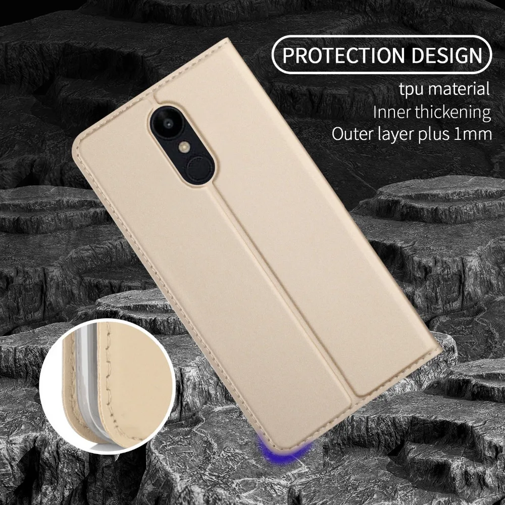 Чехол книжка из искусственной кожи чехол для LG K10 K8 2018 класса люкс с подставкой