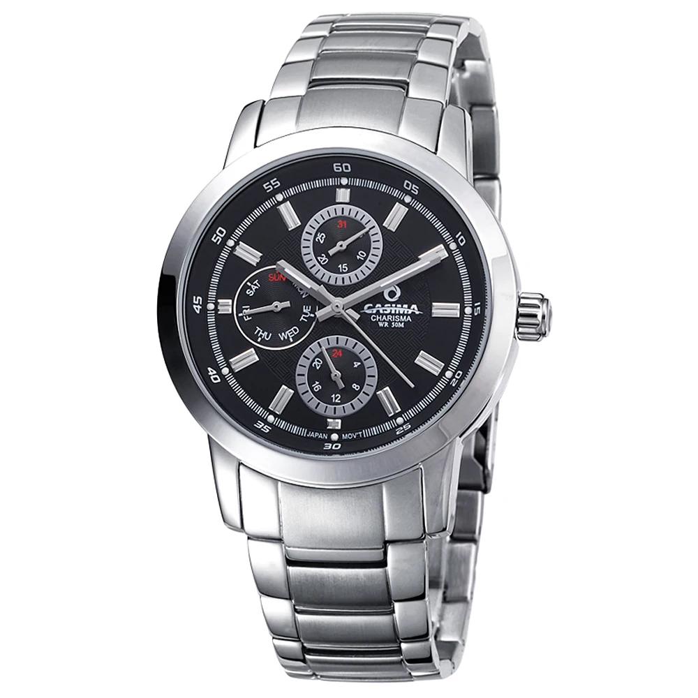 Лучшие модные кварцевые наручные часы из нержавеющей стали роскошные Брендовые