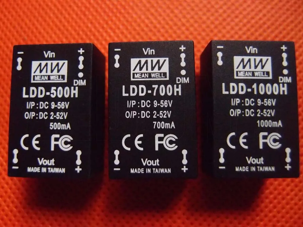 Понижающий светодиодный драйвер постоянного тока Meanwell LDD 500H 700H 1000H DC DC|driver led|driver led