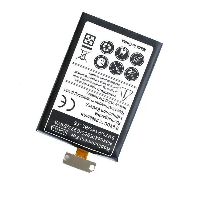 Ciszean 1x2500mAh BL T5 3.8VDC сменный литий ионный аккумулятор для LG Google Nexus4 Nexus 4 Optimus G E960 E970 E973