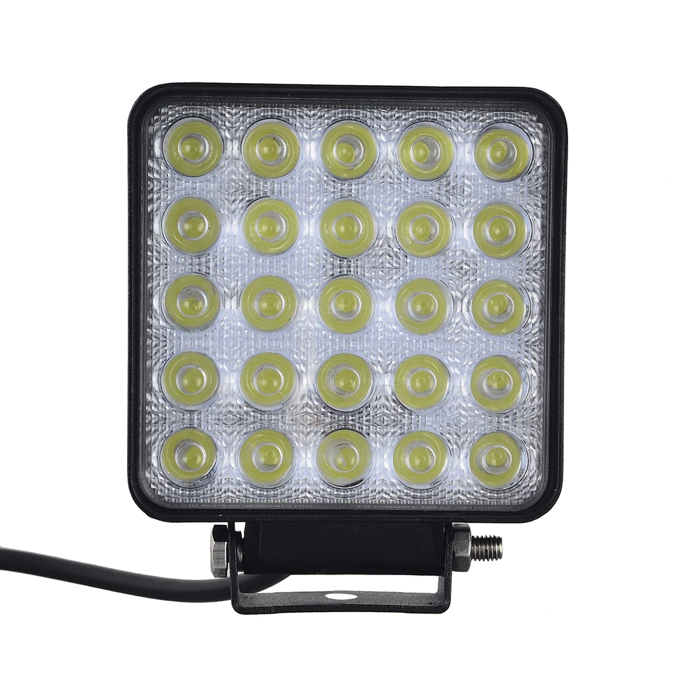 2pcs 75W LED Car Lights Square Shape Cool White Work Spot Beam 25 Offboard Boat 12 24V Wholesale|light spot|light squarelight led working |