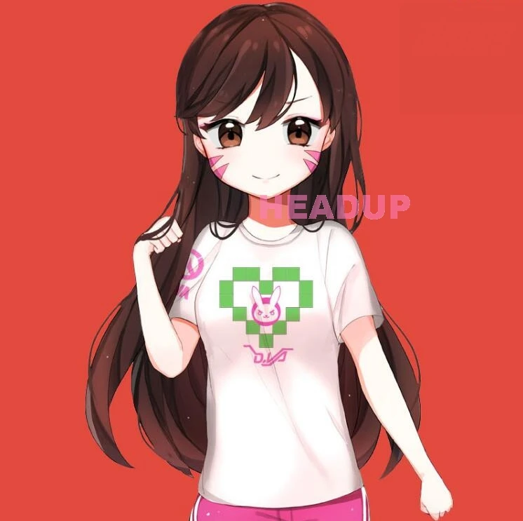 Power over рубашка песня Hanna DVA футболка D. va для мужчин женщин девочек и мальчиков дамы