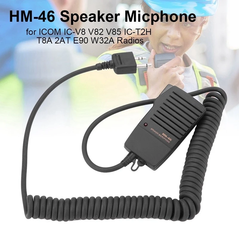 AABB-Handheld Speaker Mic for Icom Ic-V8 V85 V82 Ic-T2H T8A 2At W32A E90 Radio | Электроника