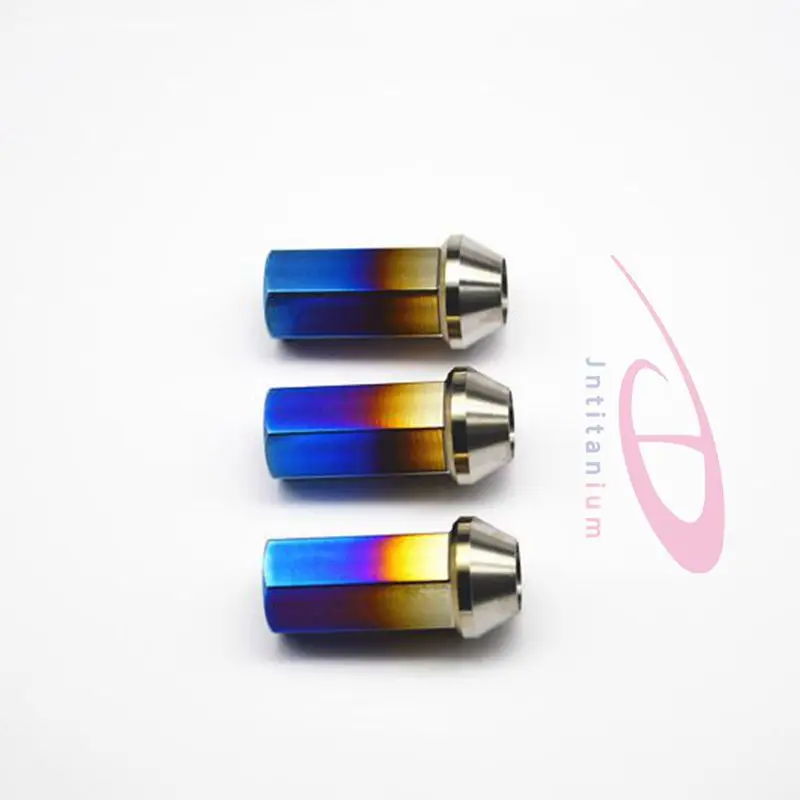 Jntitanti Gr5 титановая гайка для проушины колес m12x1 25x45 мм открытый конец Nissan Greatwall Geely