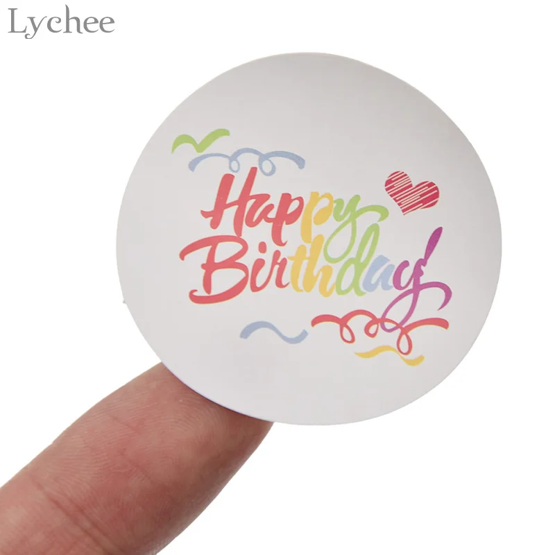 Lychee Life 100 шт. фотоальбом на день рождения Радужный цвет самоклеящийся подарок