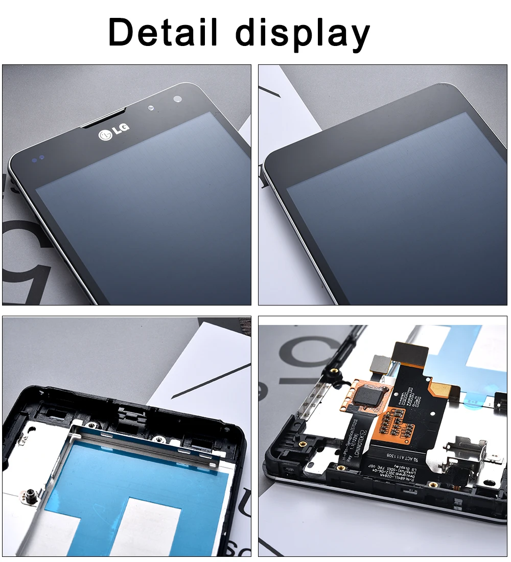 4," дисплей для LG E975 lcd кодирующий преобразователь сенсорного экрана в сборе с рамкой для LG Optimus G LS970 F180 E971 E973 E975 lcd