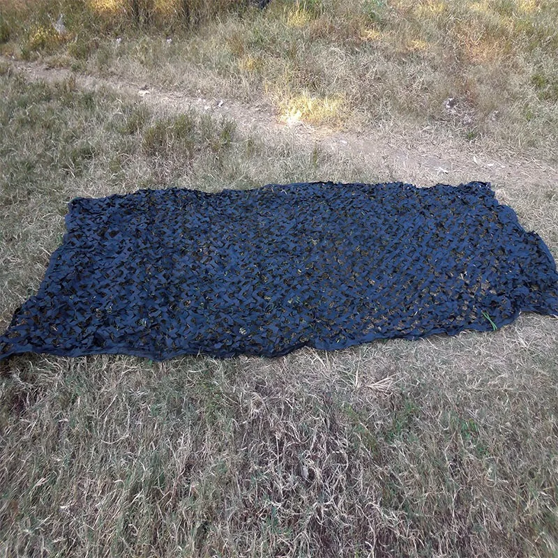 2x3m/2x4m/3x5m/4x5m 2-слойные черные камуфляжные фотообои солнцезащитные сетчатые