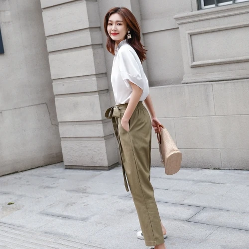 Короткая Весенняя Новинка Модный комплект из 2 предметов повседневные шифоновые