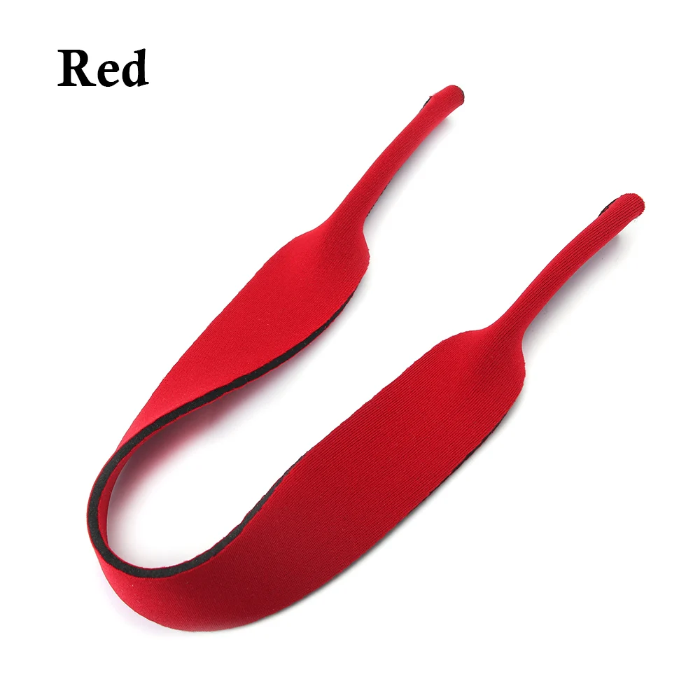 Style1-red Противоскользящие неопреновые летние солнцезащитные очки, ремешок, веревка, ремешок для очков, головная повязка, плавучий шнур, сменная повязка для очков - Цвет: Style1-red