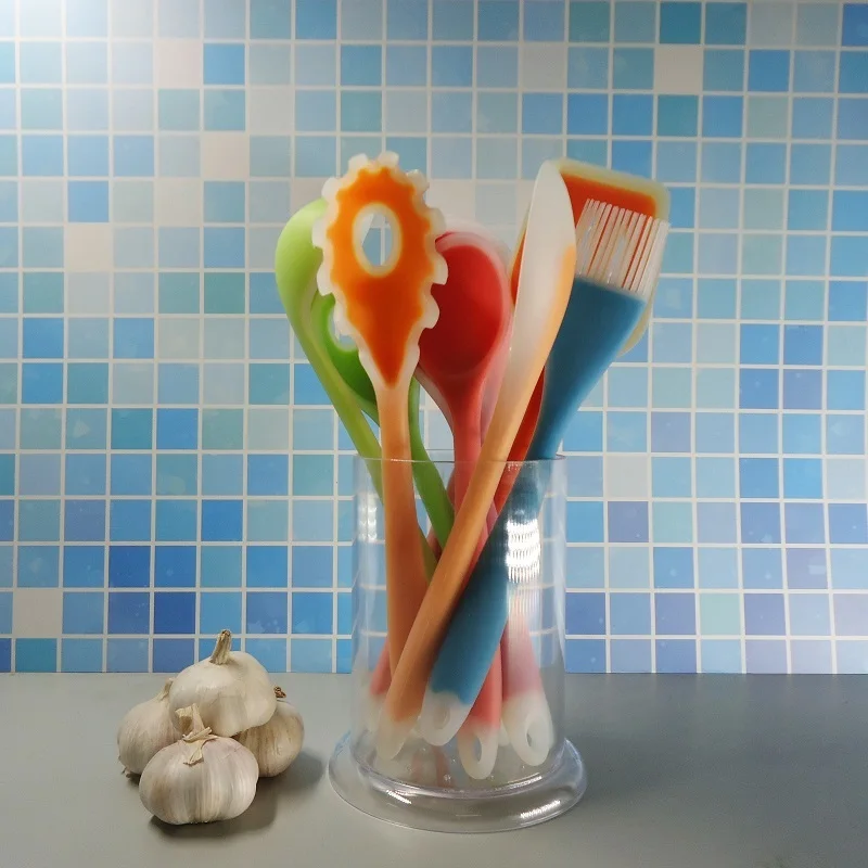 1 шт. кухонная утварь лопатка и ложка из нейлона силикона|Наборы кухонных