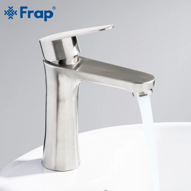 

Frap New Brushed Bathroom Basin Faucet Sink Mixer Tap Hot And Cold Water Mixer Crane Bathrom Faucet Torneira Para Banheiro F1048