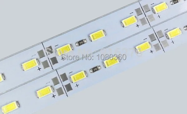 50 комплектов см/100 см 12 В 24 SMD 5630 5730 светодиодный светильник в полоску жесткий