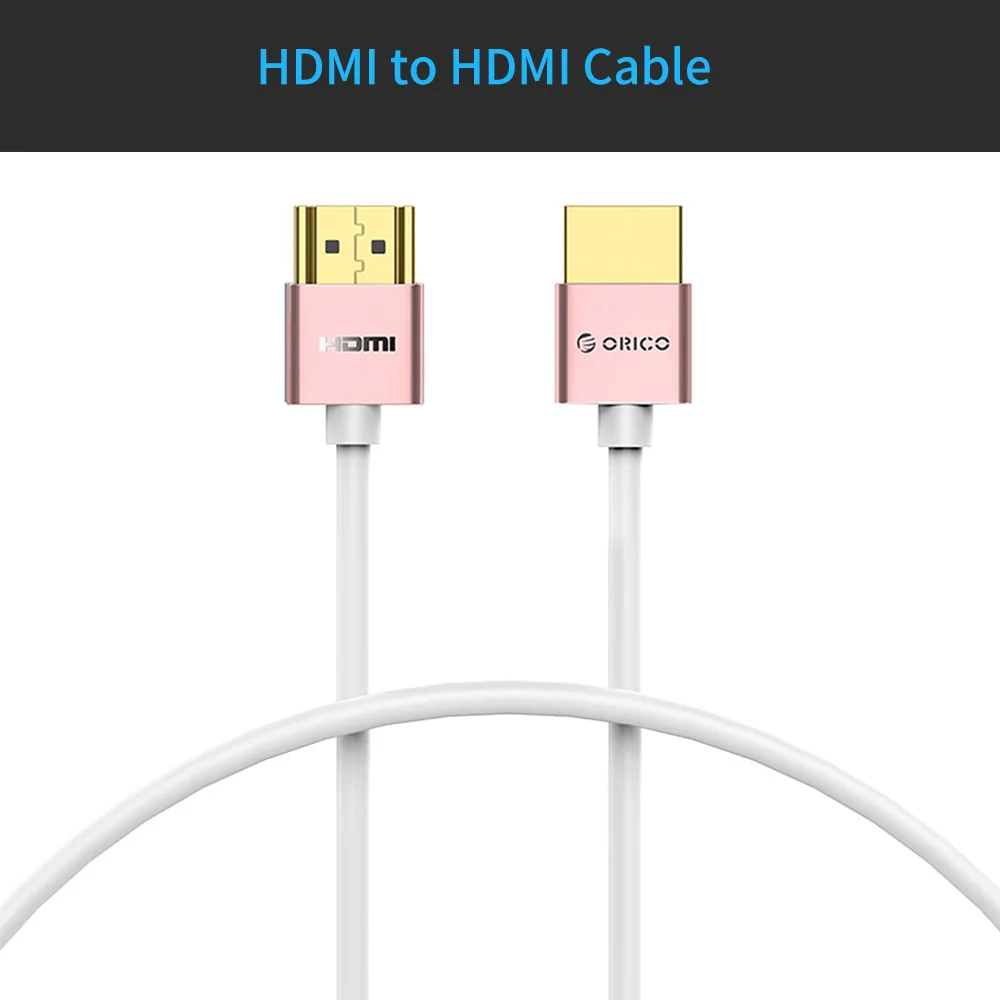 Кабель ORICO HDMI 2,0 4K 60HZ HDMI к HDMI/Micro HDMI кабель для разветвителя переключателя ТВ ЖК-ноутбука PS3 проектора компьютера