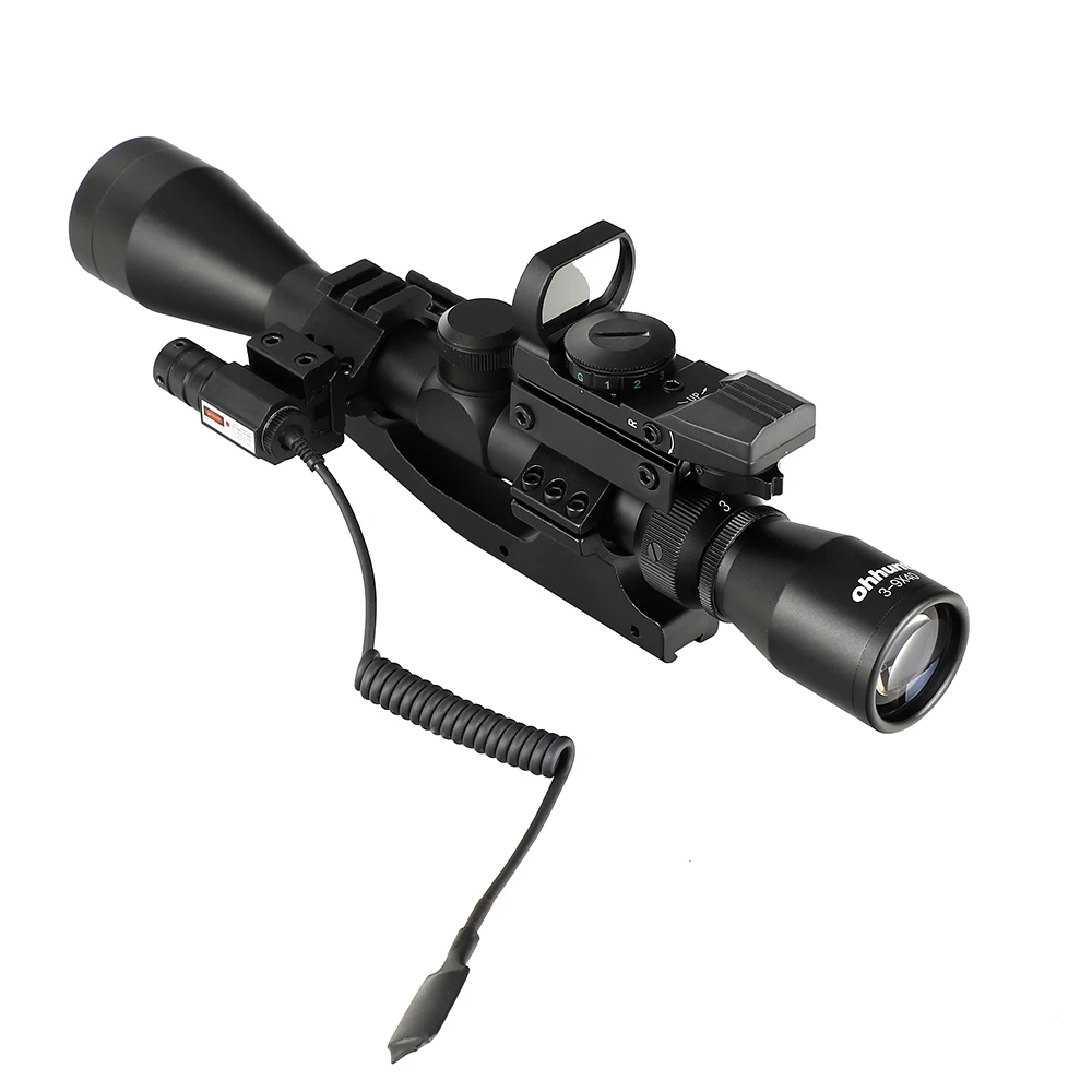 Ohhunt 3-9X40 охотничий комбинированный прицел проволока дальномер Сетка арбалет или Mil точка Сетка прицел тактические оптические прицелы