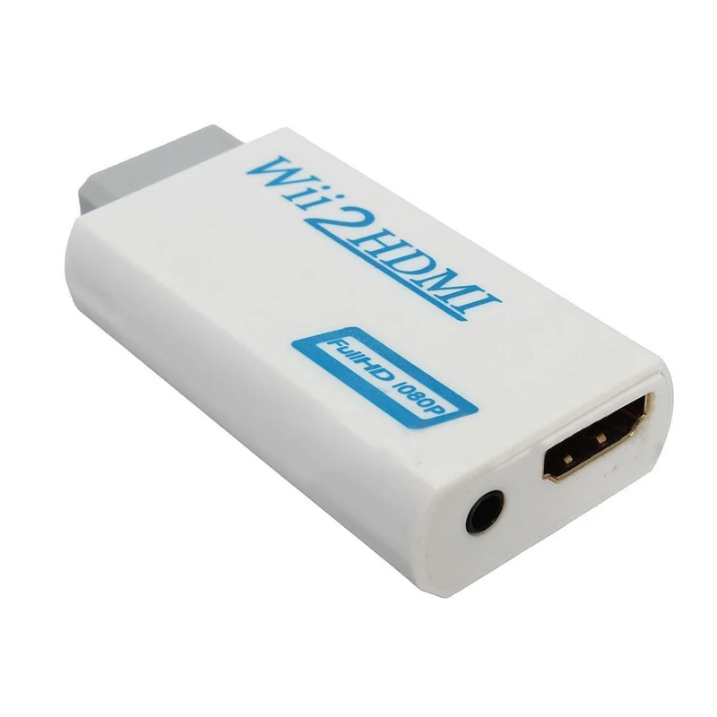 К HDMI Wii2HDMI Full HD FHD 1080P конвертер адаптер 3,5 мм аудио выход Jack