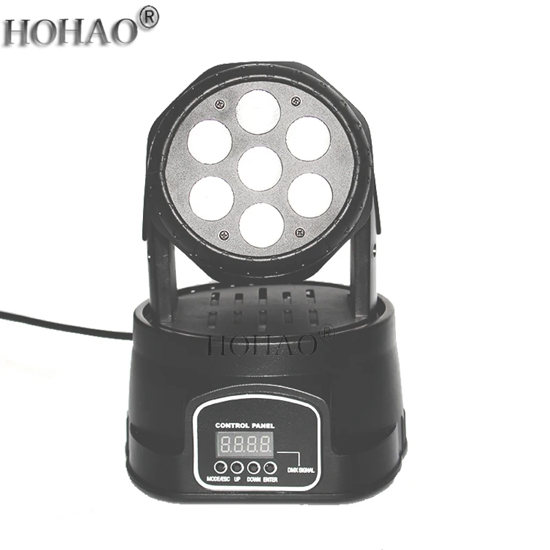 Прямые продажи с фабрики 7X10 RGBW встряхнуть dj Led Глава шайба led лампа этапе эффект DHL