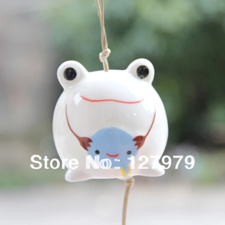 В продаже! Керамика Цзиндэчжэнь лягушка колокольчик народный стиль милая милый
