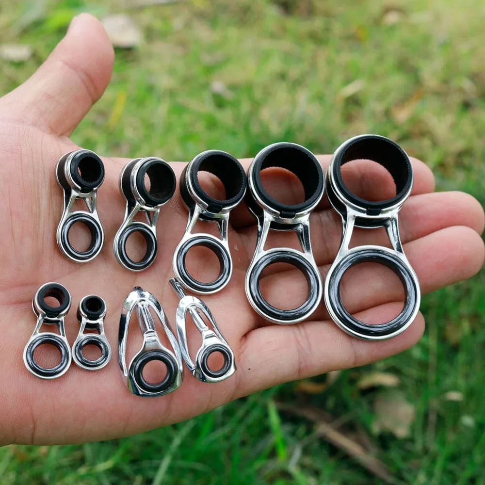 Sougayilang 55 шт./кор. направляющие кольца для удилища комплект Pesca из Нержавеющей