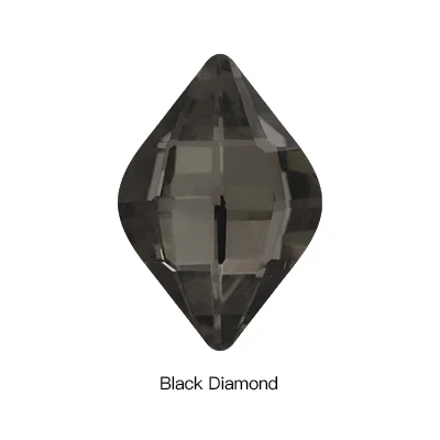 Black Diamond Стразы в форме лимона со стразами и кристаллами, стеклянные камни для одежды, Свободные Стразы, сшитые на основе одежды, для свадебного платья, обуви, сумок, сделай сам, отделка - Цвет: Black Diamond
