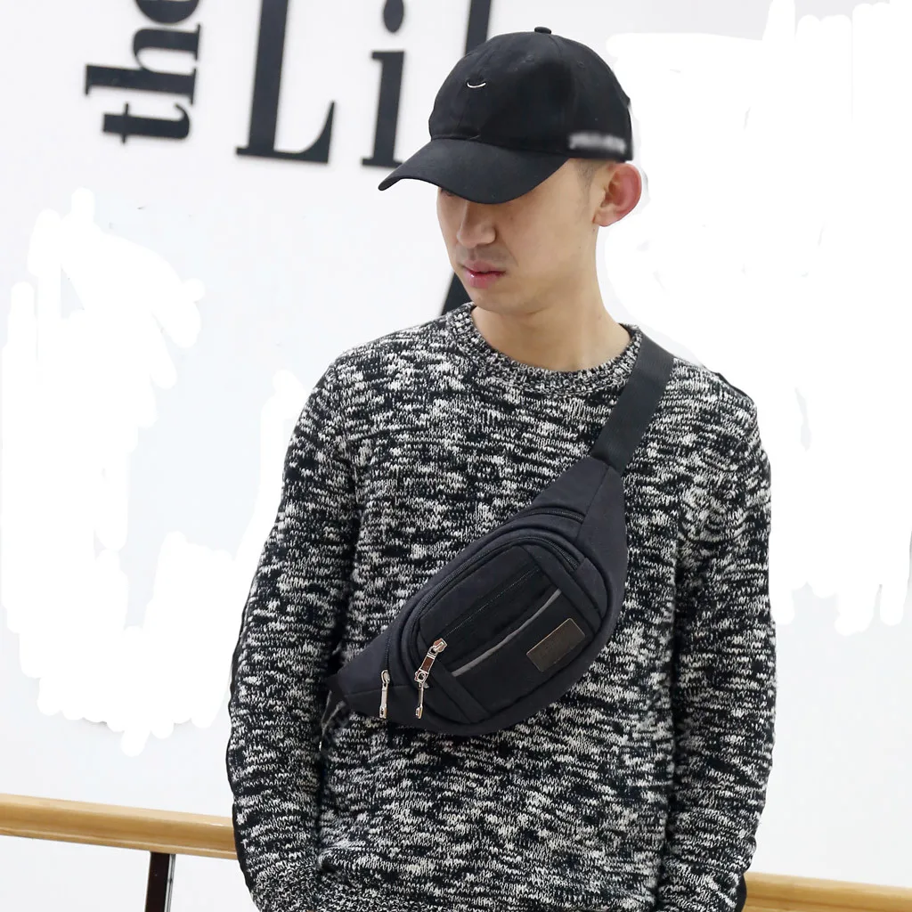 Aelicy нагрудная сумка женская @ нейтральная холщовая однотонная Повседневная для