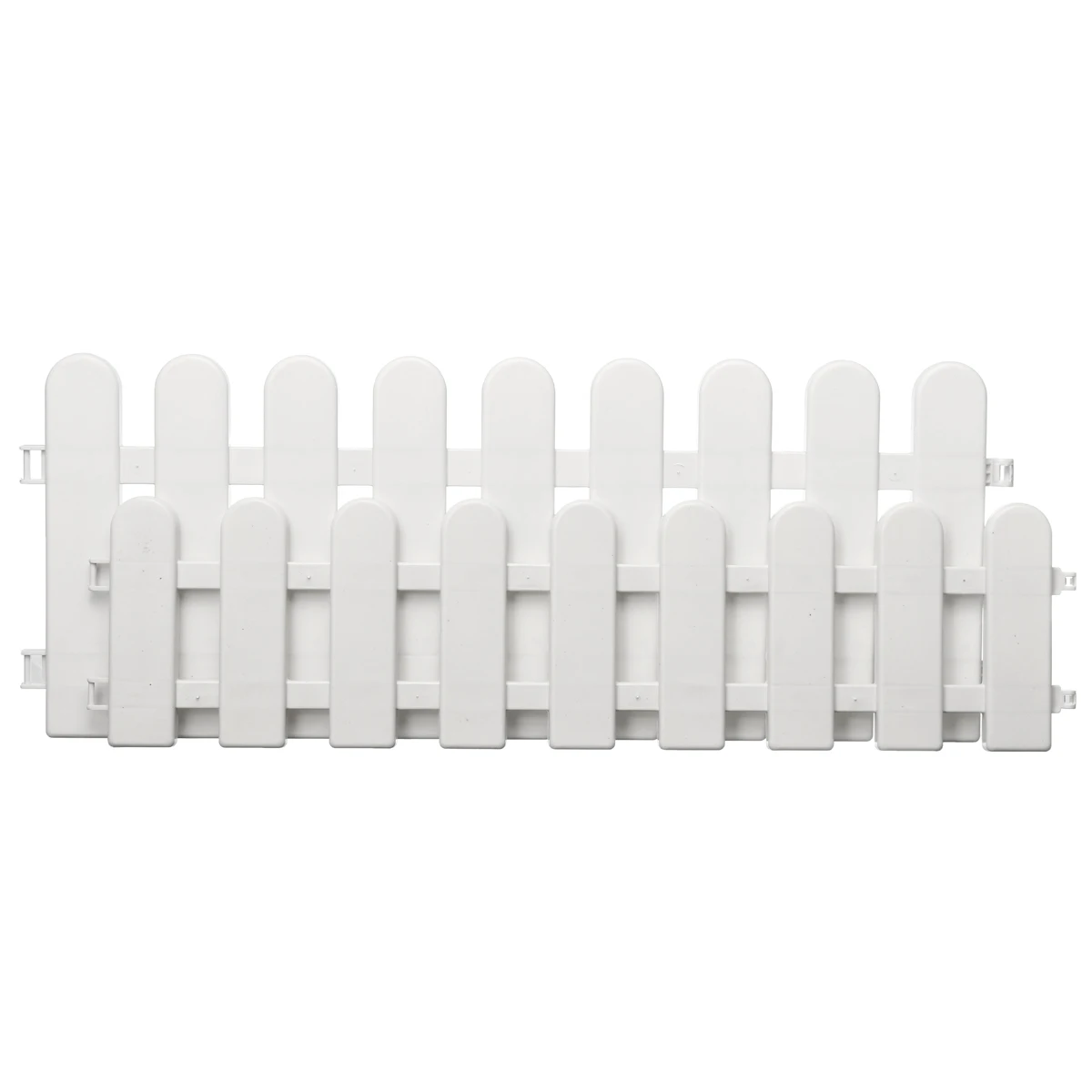 12PCS/Set Garden Lawn Grass Edging Fence Border Panel Plastic Wall Fencing Board Garden Yard Decoration DIY Assemble 3 Sizes