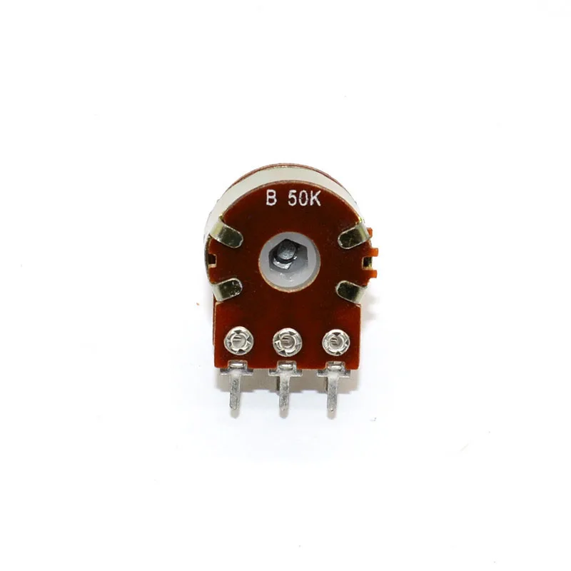 5PCS WH148 1K 2K 5K 10K 20K 50K 100K 250K 500K ohm Linear Dual Rotary Potentiometer 15mm Shaft With Nuts And Washers 6Pin | Обустройство
